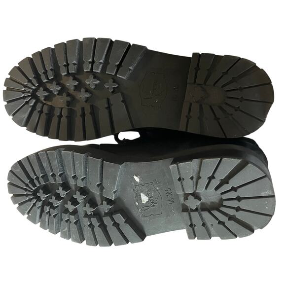 Anthony Veer Sophia Lace-up Leather Combat Boots Women's 10.5 Classic Casual - Picture 5 of 10